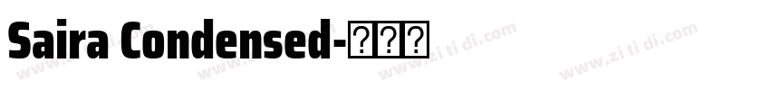 Saira Condensed字体转换